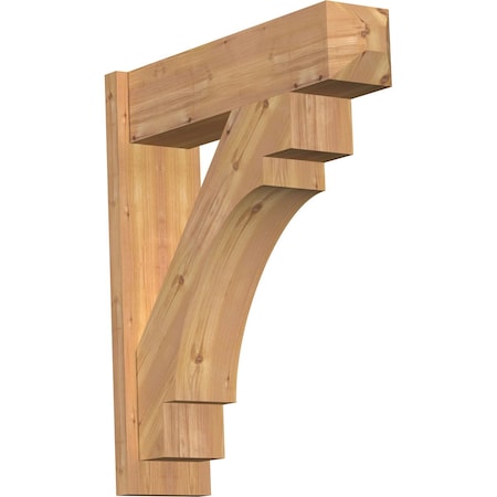 Merced Smooth Craftsman Outlooker, Western Red Cedar, 7 1/2W X 28D X 32H